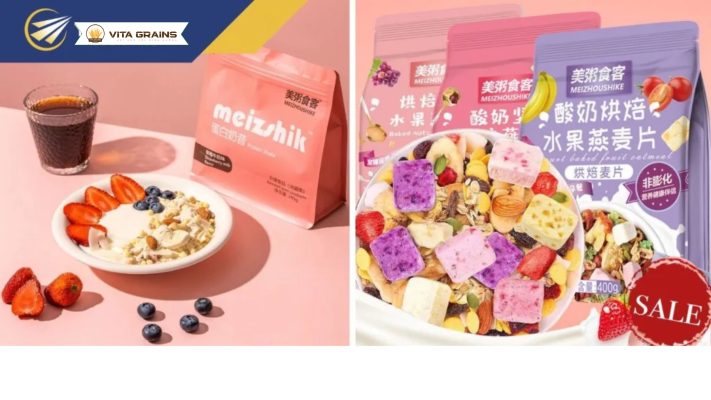Hộp Ngũ Cốc Mix Trái Cây nhập từ Trung Quốc 400g