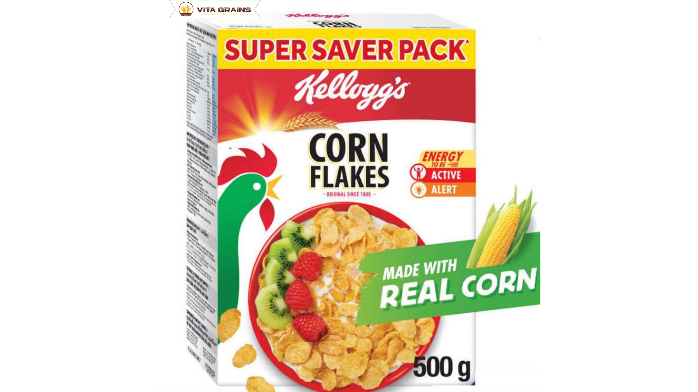 Hộp Yến Mạch Kellogg's Corn Flakes 500g