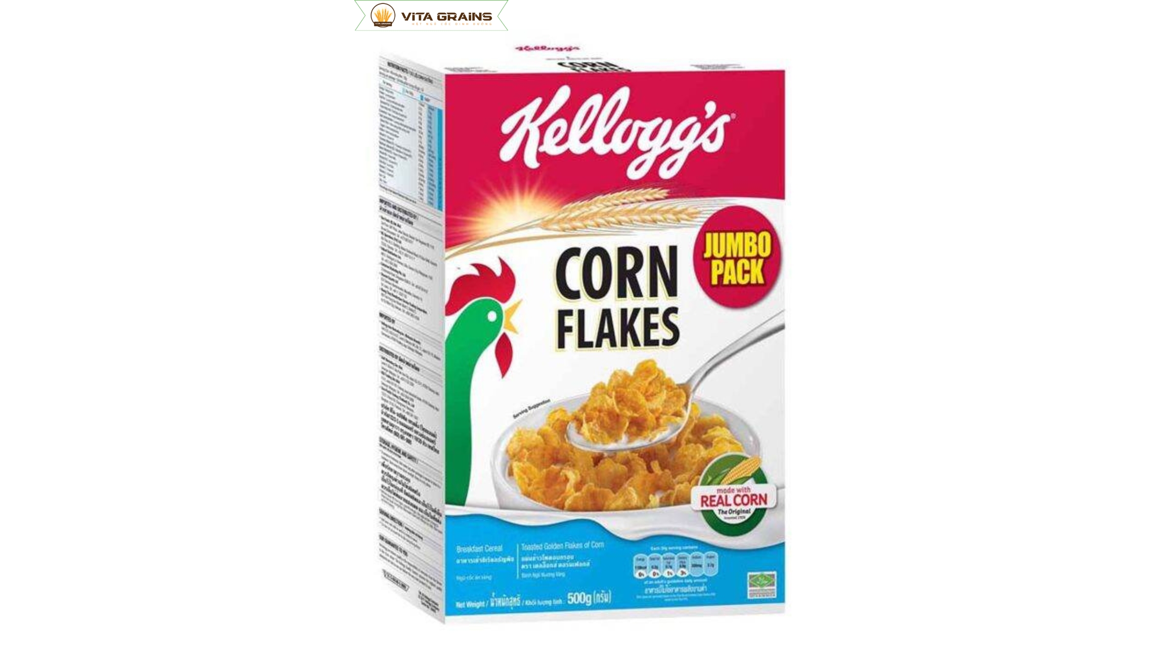 Yến Mạch Kellogg's Corn Flakes 500g