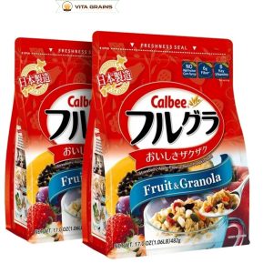 Túi Ngũ Cốc Calbee Fruits Granola 482g