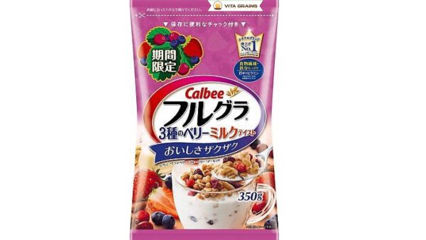 Bịch Ngũ Cốc Calbee Berry Milk Grains 350g