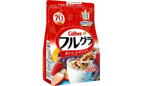 Ngũ Cốc Calbee vị Việt Quất - Mâm Xôi