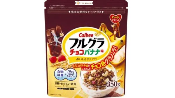 Ngũ Cốc Calbee Vị Chocolate và Chuối 350g