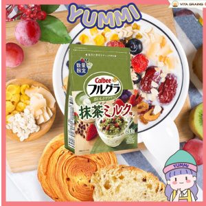 Hộp Ngũ Cốc Calbee vị Matcha 600g