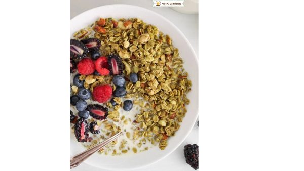 Ngũ Cốc Calbee Vị Matcha mix trái cây