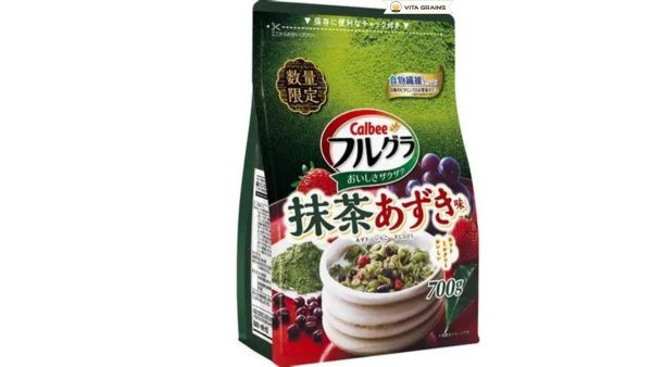 Hộp Ngũ Cốc Calbee Vị Matcha 700g