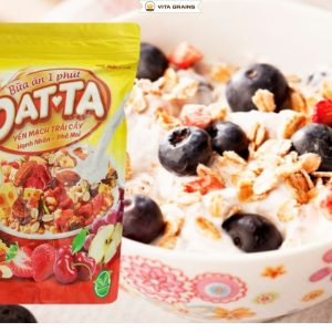 Yến Mạch Trái Cây Hạnh Nhân Phô Mai mix trái cây