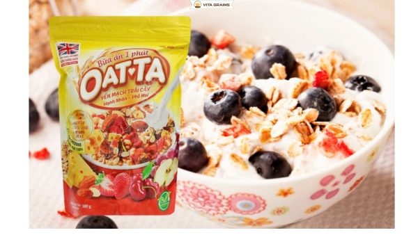 Yến Mạch Trái Cây Hạnh Nhân Phô Mai mix trái cây