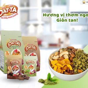 Yến Mạch Trái Cây Matcha mix