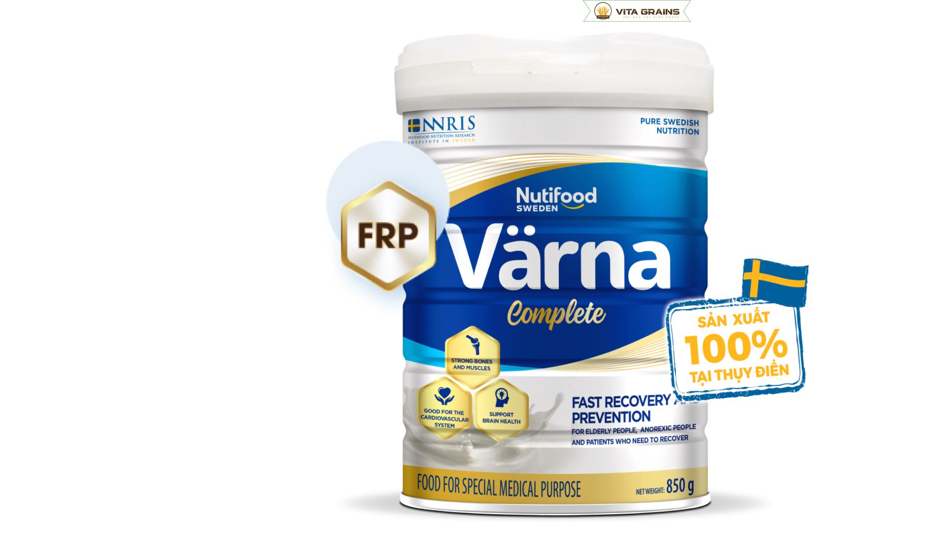 Nutifood Ngũ Cốc Värna Complete 500g - Ảnh 3