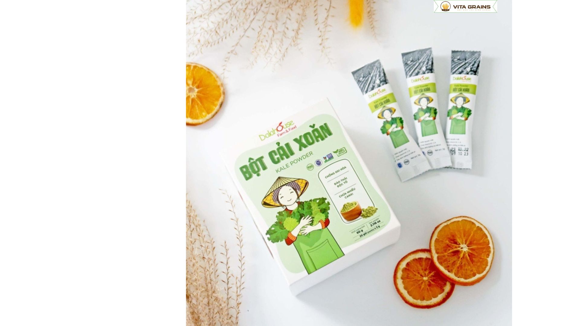 Bịch Bột Cải Xoăn Dalahouse